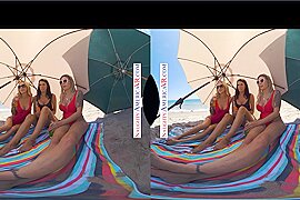 Naughty America - Three hot babes go to town on the lifeguard's dick - Nina elle - free porn video