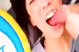 Japanese Girl TOMOKO sex  Sperm in the mouth - free porn video