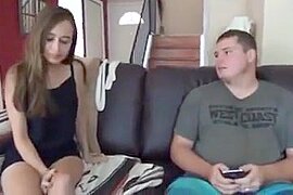 Step sister Makes Amends for Breaking Step brothers I-Pad ! - free porn video