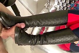Fetish Liza - Bootjob For My Stable Boy - free porn video