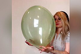 Blow to Pop and Nail to Pops! (14'' Crystal Soap Belbals) - free porn video